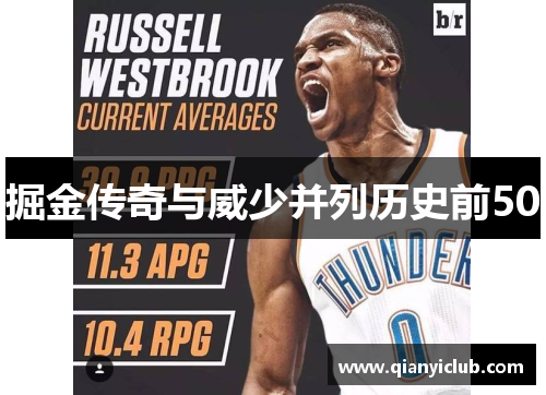 掘金传奇与威少并列历史前50